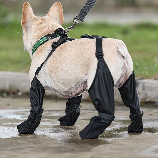 rear-view non-slip sole of Harness‑Fit StormReady Paw Boots