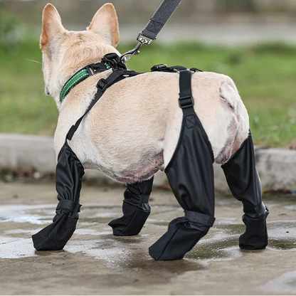 rear-view non-slip sole of Harness‑Fit StormReady Paw Boots